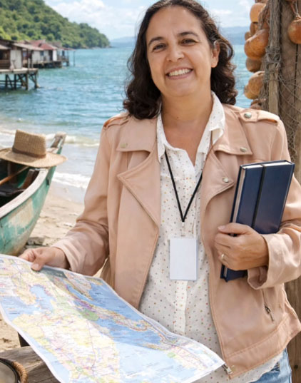 Condutora Silvia de Freitas Scremin